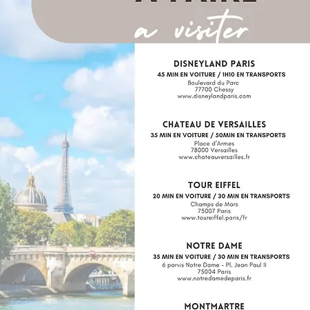 Agreable 2 Pieces A 5 Minutes De Paris *